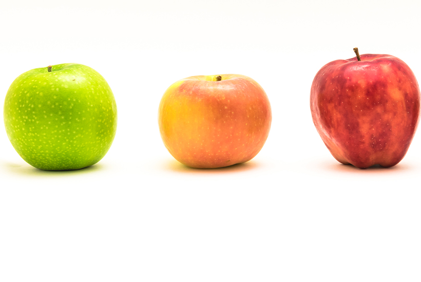 Apple varieties to add variety to the no peel applesauce. 